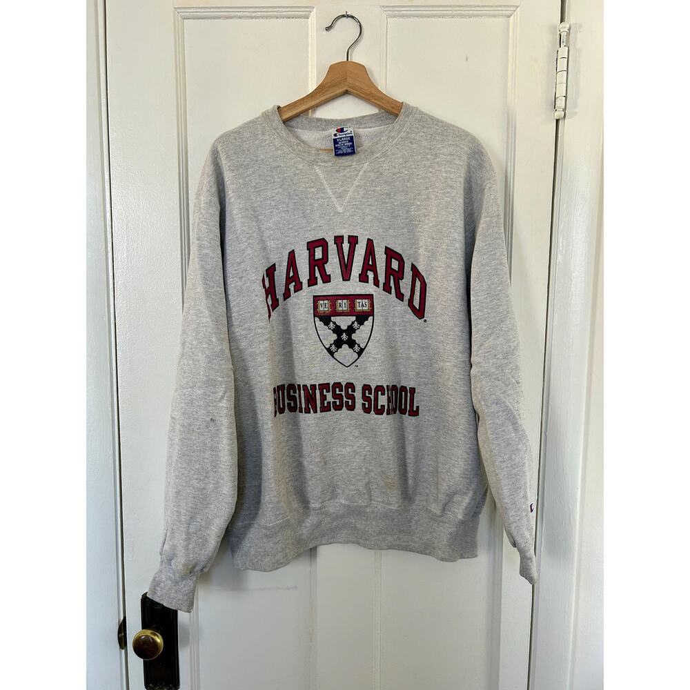 Vintage Harvard Business School Sweatshirt Mens XL | 90s | Ivy League Pullover